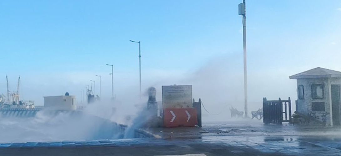 Bahía de Veracruz registra rachas de viento de más de 117 km/hr