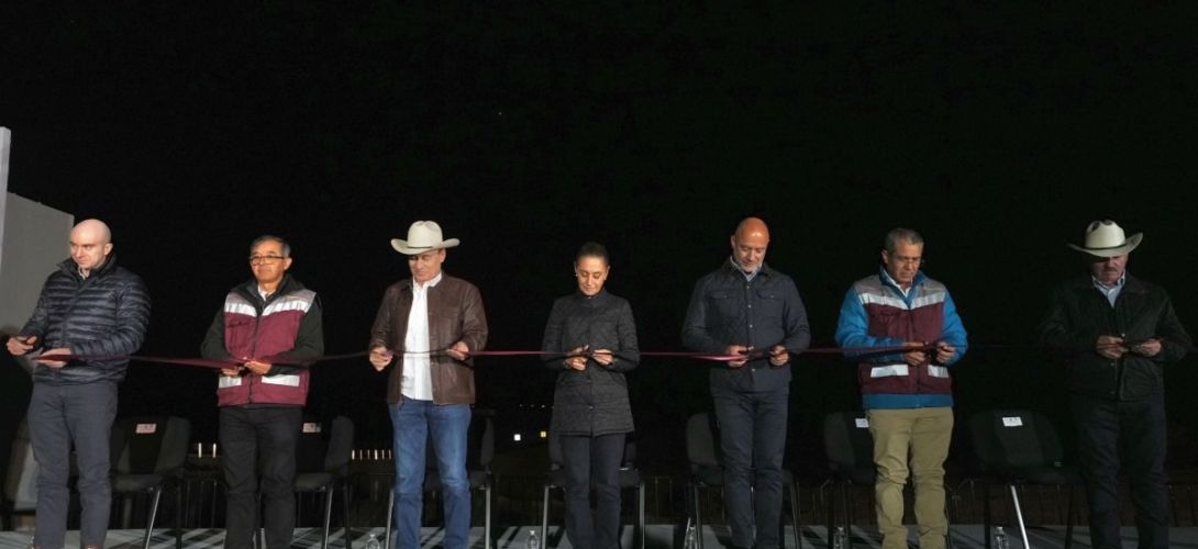 Inaugura Presidenta carretera Bavispe-Nuevo Casas Grandes
