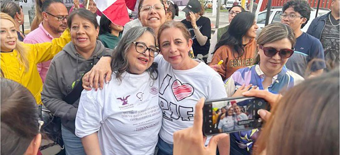 Norma Piña se suma a protesta contra reforma judicial