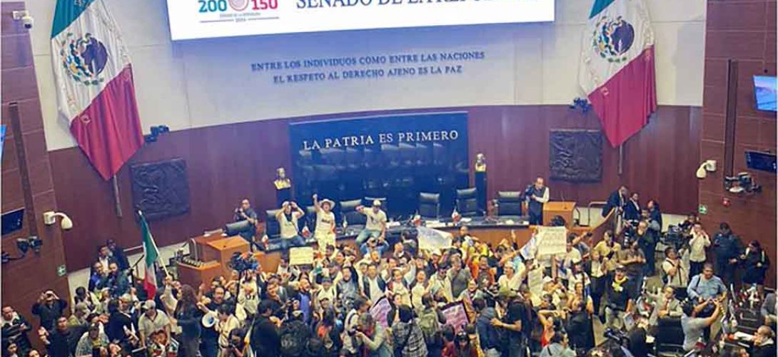 Senado decreta constitucionalidad de reforma judicial sin oposición