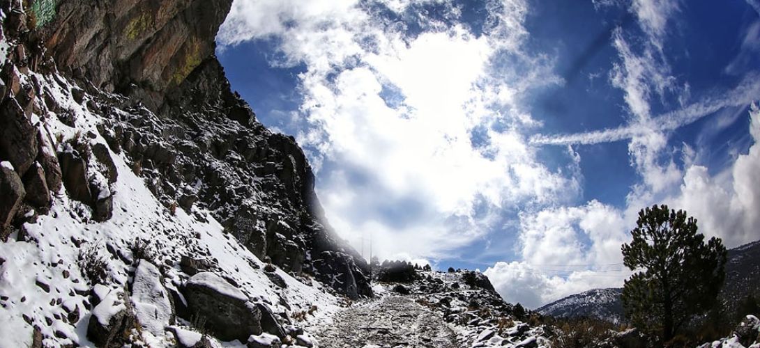 Esperan caída de aguanieve en Cofre de Perote y Pico de Orizaba