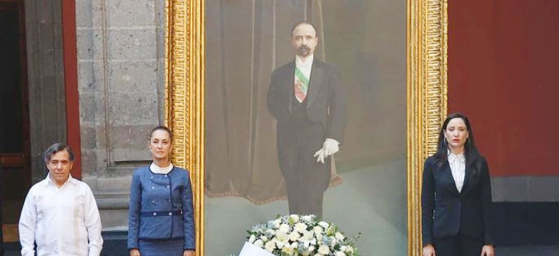 Sheinbaum encabeza conmemoración del 112 aniversario luctuoso de Francisco I. madero