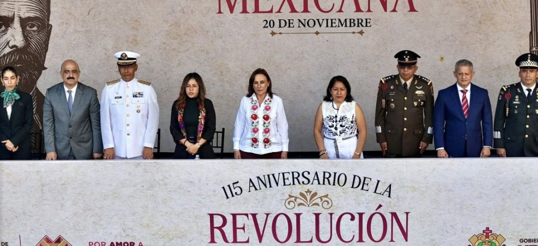 Nahle encabeza su primer Desfile Cívico–Deportivo