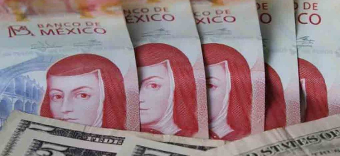 Peso mexicano resiste la fortaleza del dólar y se aprecia 0.21%