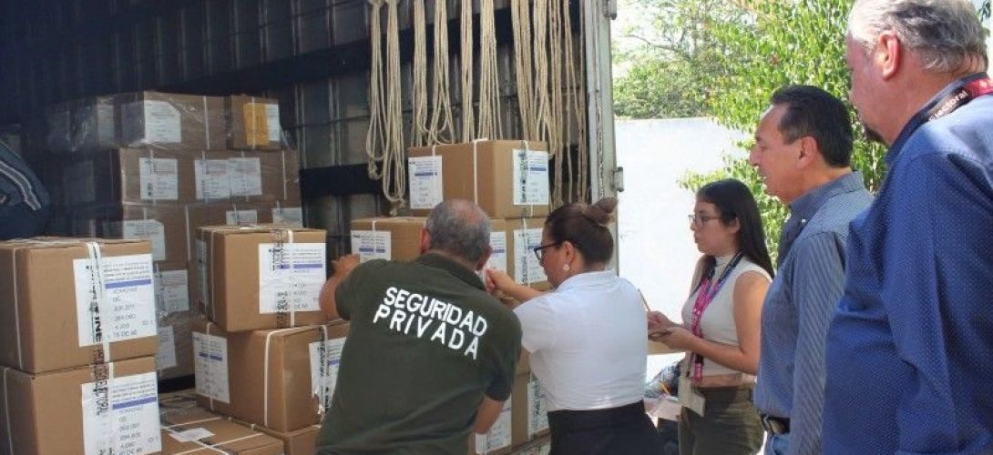 Arriban 348 mil boletas electorales