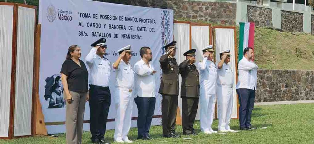 Cambio de mando militar en Tuxpan