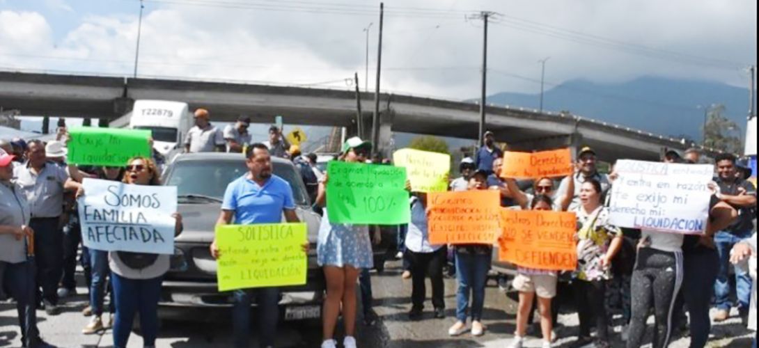 Trabajadores de empresa Femsa Solística exigen liquidación