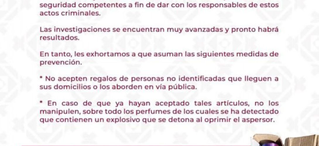 Alerta en Papantla por objetos explosivos