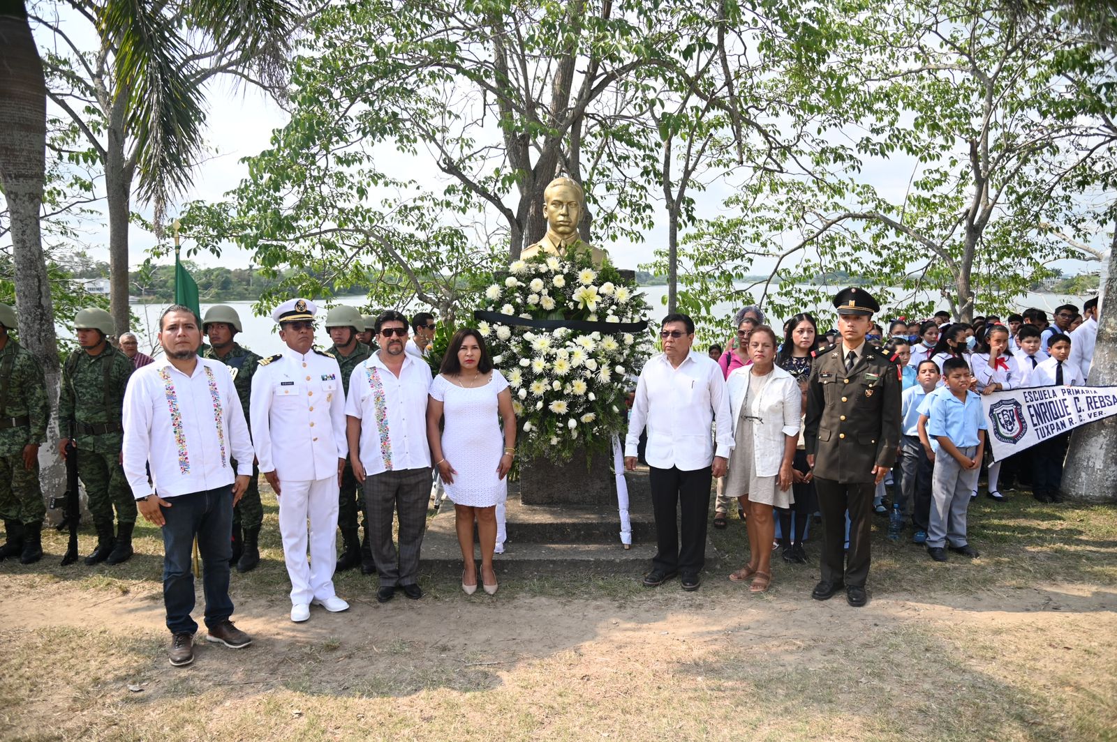 Realizan ceremonia por el 78 aniversario luctuoso de Fausto Vega Santander