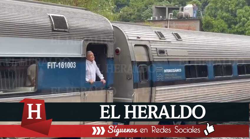 Histórico Con Tren Interoceánico el Presidente 3