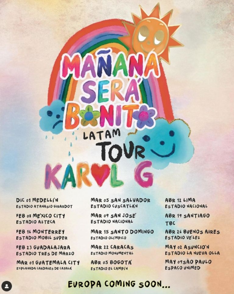 Karol Gcostos de boletos y fechas 4