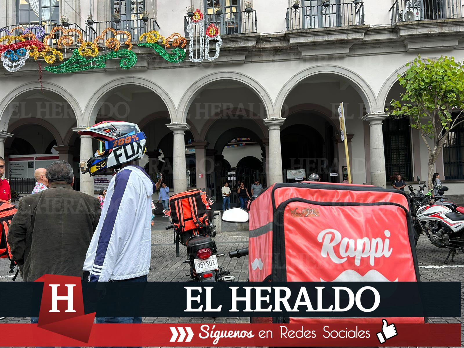 Motorepartidores protestan por presuntos abusos policiales 2