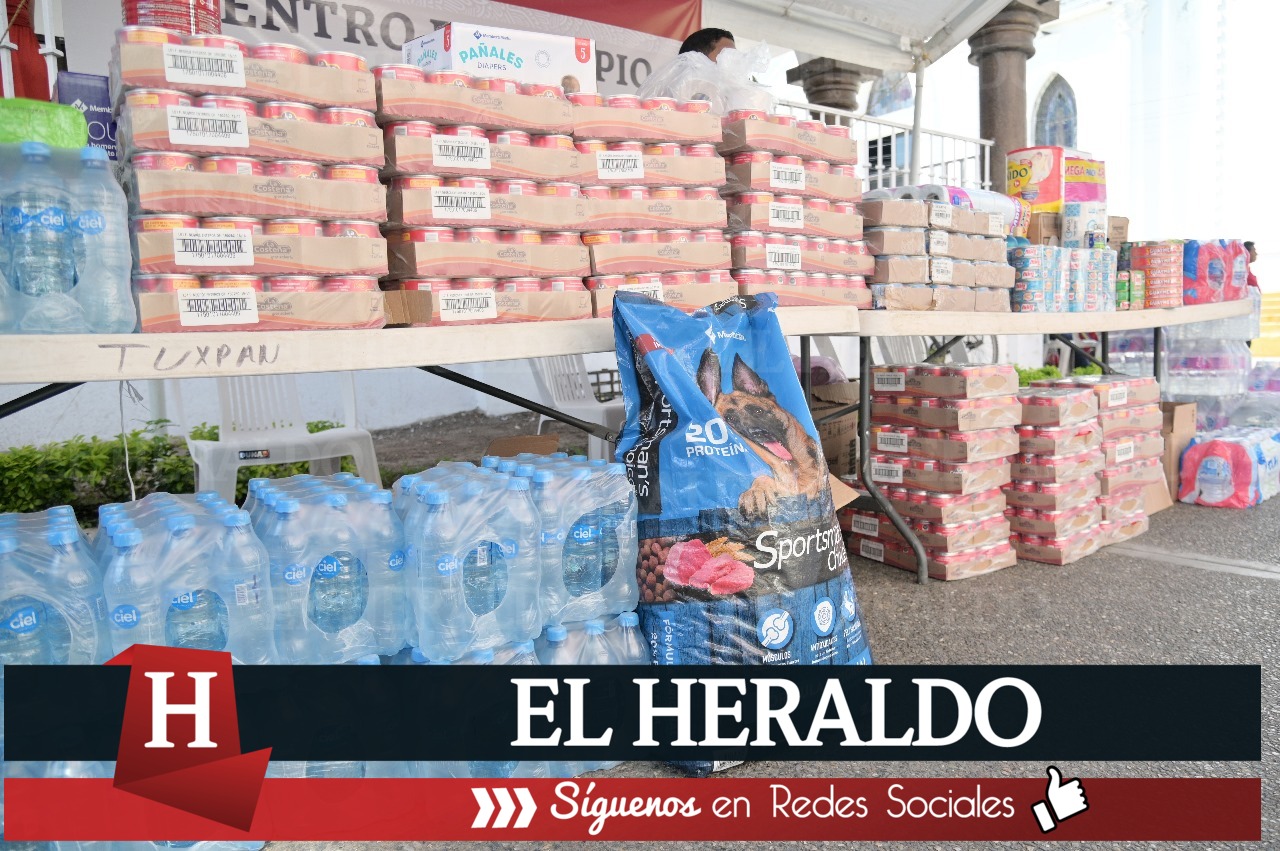 Gobierno de Tuxpan y SEMAR activan 2 centros de acopio de víveres en apoyo a damnificados de Guerrero 3