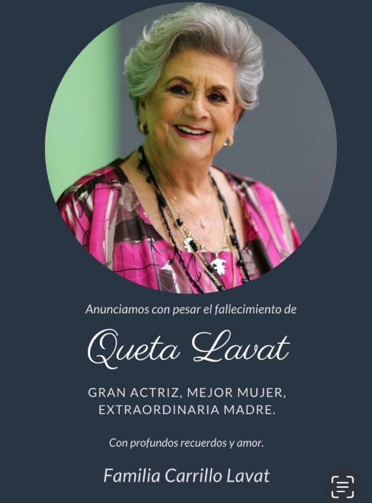 De qué murió Queta Lavat2