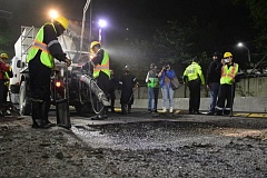 Anuncian bacheo nocturno en Boca 10c